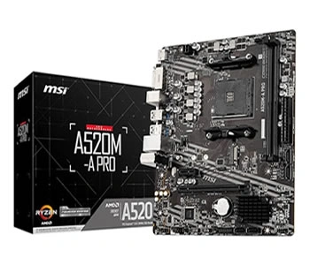 Placa Mãe MSI A520M-A PRO AM4